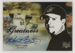 Matt Capps [Autograph] #157 Baseball Cards 2006 Upper Deck Future Stars Prices