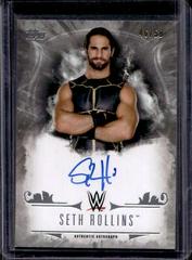 Seth Rollins [Silver] Wrestling Cards 2016 Topps WWE Undisputed Autographs Prices