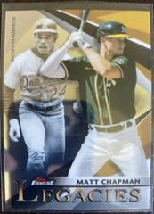 Matt Chapman, Rickey Henderson #FL-MCH Baseball Cards 2021 Topps Finest Legacies Prices