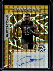 Arnold Ebiketie [Gold] #RAM-AE Football Cards 2022 Panini Mosaic Rookie Autographs Prices
