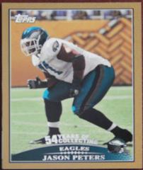 Jason Peters [Gold] #91 Football Cards 2009 Topps Prices