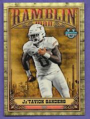 Ja'Tavion Sanders [Superfractor] #RM-6 Football Cards 2023 Bowman Chrome University Ramblin' Man Prices