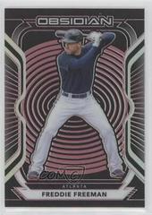 Freddie Freeman [Electric Etch Red] #22 Baseball Cards 2021 Panini Chronicles Obsidian Prices