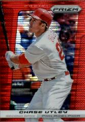 Chase Utley [Red Prizm] Baseball Cards 2013 Panini Prizm Prices