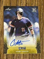 Coby Mayo [Hobby Gold] Baseball Cards 2020 Leaf Draft Autographs Prices