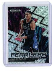Jayson Tatum [Mojo] #19 Basketball Cards 2023 Panini Prizm Draft Picks Fearless Prices