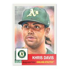 Khris Davis #150 Baseball Cards 2019 Topps Living Prices