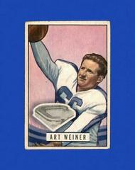 Art Weiner Football Cards 1951 Bowman Prices