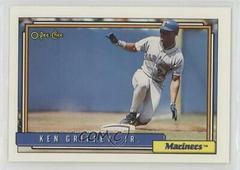 Ken Griffey Jr. Baseball Cards 1992 O Pee Chee Prices