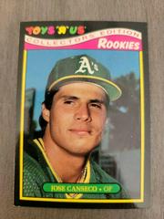 Jose Canseco Baseball Cards 1987 Topps Toys R US Rookies Prices