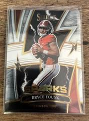 Bryce Young #SPBY Football Cards 2022 Panini Select Draft Picks Sparks Prices