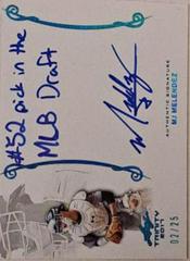 MJ Melendez [Orange] #BA-MJM Baseball Cards 2017 Leaf Valiant Autograph Prices