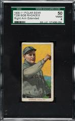 Bob Rhoads [Right Arm Extended] #NNO Baseball Cards 1909 T206 Polar Bear Prices
