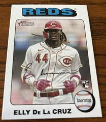 Elly De La Cruz [White Border] #473 Baseball Cards 2024 Topps Heritage Prices