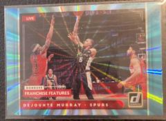 Dejounte Murray [Teal Laser] #27 Basketball Cards 2021 Panini Donruss Franchise Features Prices