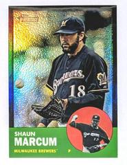 Shaun Marcum [Black Refractor] #HP67 Baseball Cards 2012 Topps Heritage Chrome Prices