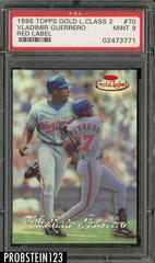 Vladimir Guerrero [Class 2 Red Label] #70 Baseball Cards 1998 Topps Gold Label Prices