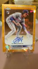 CJ Abrams [Orange] Baseball Cards 2022 Topps Chrome Update Sapphire Rookie Autographs Prices