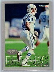 Bill Brooks #340 Football Cards 1993 Fleer Prices