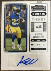 Kyren Williams [Autograph Ticket] #229 Football Cards 2022 Panini Contenders Prices