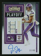 Justin Jefferson [Autograph Playoff] #109 Football Cards 2020 Panini Contenders Prices