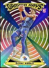 Ochai Agbaji [Blue] #ZG-OCH Basketball Cards 2022 Panini Chronicles Draft Picks Gamma Rays Prices