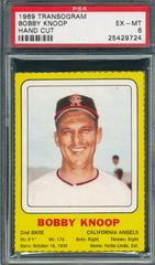 Bobby Knoop [Hand Cut] Baseball Cards 1969 Transogram Prices