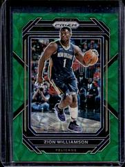 Zion Williamson [Choice Green] Basketball Cards 2022 Panini Prizm Prices