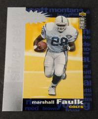 Marshall Faulk [Silver 10/1] Football Cards 1995 Collector's Choice Crash the Game Prices