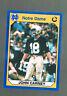John Carney #29 Football Cards 1990 Notre Dame Collegiate Collection Prices