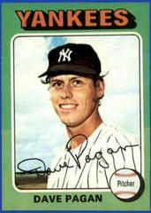 Dave Pagan #648 Baseball Cards 1975 Topps Mini Prices