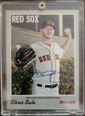 Chris Sale #CS Baseball Cards 2019 Topps Heritage Real One Autographs Prices