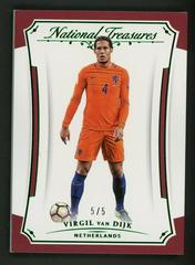 Virgil van Dijk Soccer Cards 2018 Panini National Treasures Prices