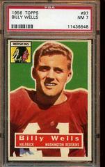 Billy Wells Football Cards 1956 Topps Prices
