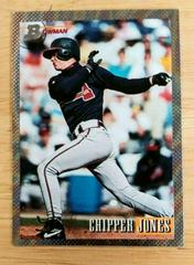 Chipper Jones [Foil] #347 Baseball Cards 1993 Bowman Prices