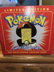  Pokemon 23K Gold-Plated Trading Card Limited Edition - Mewtwo :  Toys & Games