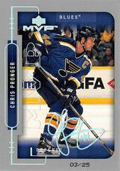 Chris Pronger [Super Script] #186 Hockey Cards 1999 Upper Deck MVP Prices