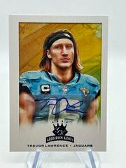 Trevor Lawrence [Signature Blue] #GK-1 Football Cards 2021 Panini Chronicles Gridiron Kings Prices