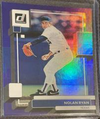 Nolan Ryan [Holo Purple] Baseball Cards 2022 Panini Donruss Prices