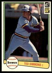 Ted Simmons #106 Baseball Cards 1982 Donruss Prices