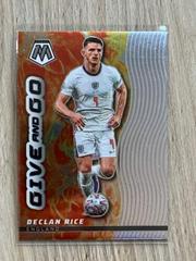 Declan Rice #11 Soccer Cards 2021 Panini Mosaic Road to FIFA World Cup Give and Go Prices