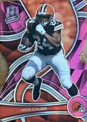 Nick Chubb [Neon Pink Die Cut] #23 Football Cards 2022 Panini Spectra Prices