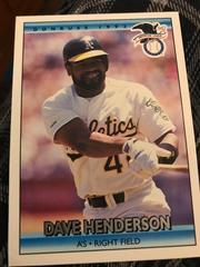 Dave Henderson #21 Baseball Cards 1992 Donruss Prices