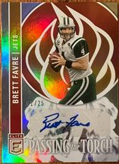 Brett Favre, Aaron Rodgers #PTT-30 Football Cards 2023 Panini Donruss Elite Passing the Torch Signatures Prices