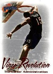 Vince Carter #10 VR Basketball Cards 2000 Fleer Game Time Vince and the Revolution Prices