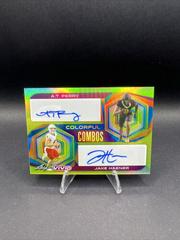 A. T. Perry, Jake Haener [Prismatic Yellow] #CC-1 Football Cards 2023 Leaf Vivid Autographs Colorful Combos Prices