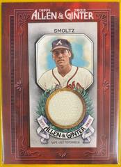 John Smoltz #MFR-JS Baseball Cards 2022 Topps Allen & Ginter Mini Framed Relics Prices