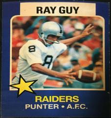 Ray Guy Football Cards 1975 Wonder Bread Prices