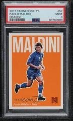 Paolo Maldini [Orange] #57 Soccer Cards 2017 Panini Nobility Prices