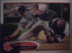 Jacoby Ellsbury [Sliding] #87 Baseball Cards 2012 Topps Chrome Prices